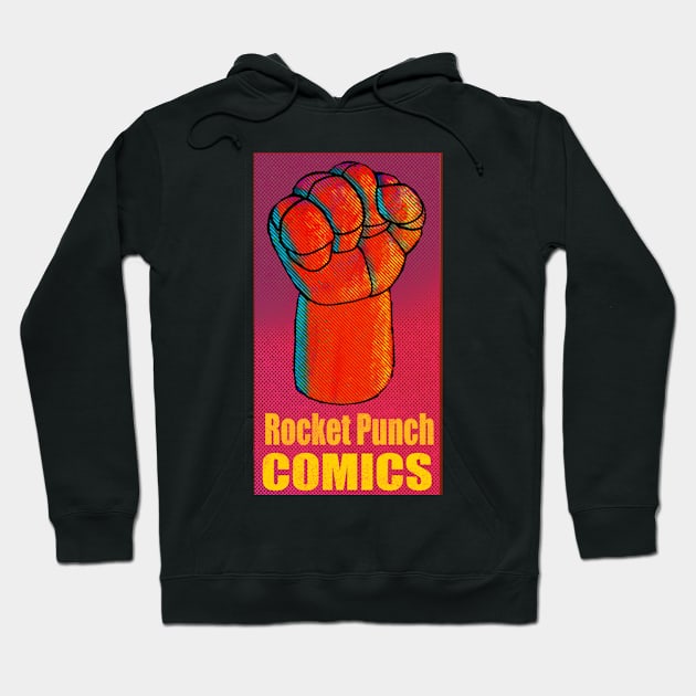 Rocket Punch Comics Hoodie by butcherbrand